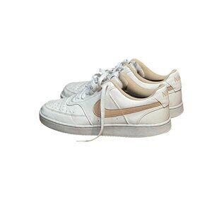 Nike Sun Club White & Pink Leather Sneakers US 11 UK 10 EU 45 Lightweight Casual